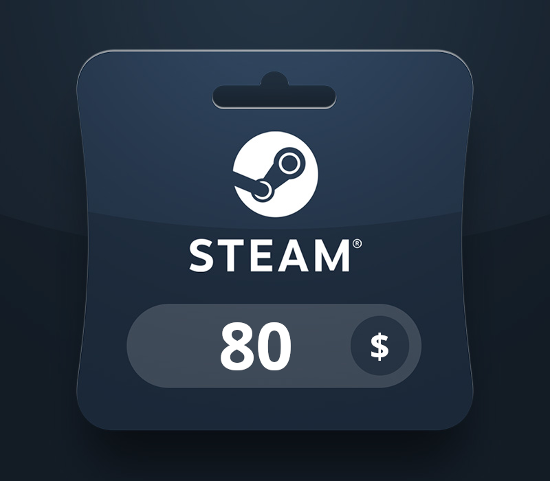 Steam Wallet USD 80 Gift Card OM