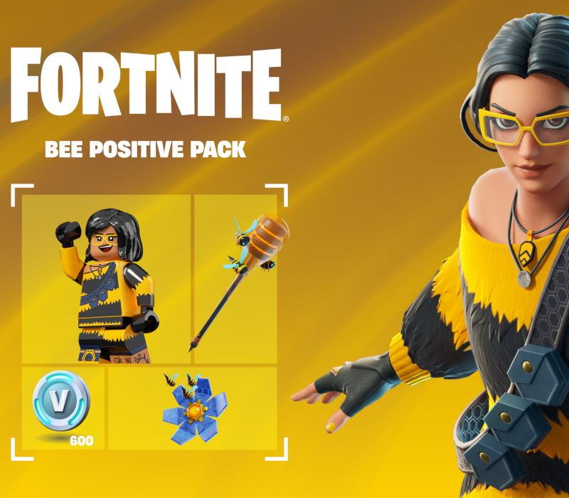 Fortnite - Bee Positive Pack DLC PL XBOX One / Xbox Series X|S CD Key